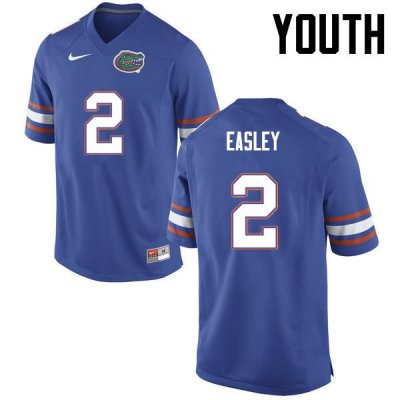 Youth Florida Gators #2 Dominique Easley NCAA Nike Blue Authentic Stitched College Football Jersey ZHC0862LY